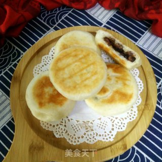 红豆发面小饼的做法步骤：12