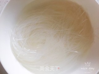 粉丝拌白菜心的做法步骤：2