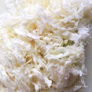 粉丝拌白菜心的做法步骤：3