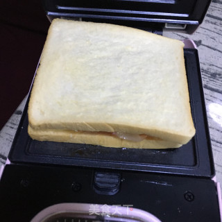 番茄培根三明治的做法步骤：8