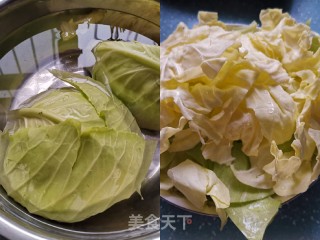 手撕包菜的做法步骤：1