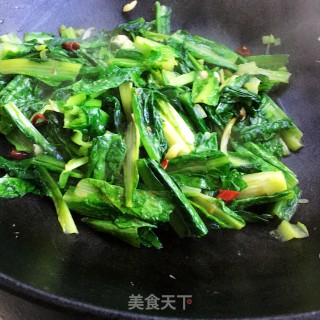 低脂油麦菜的做法步骤：8