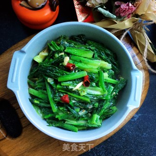 低脂油麦菜的做法步骤：9