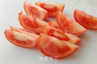 番茄蛋花汤的做法步骤：2