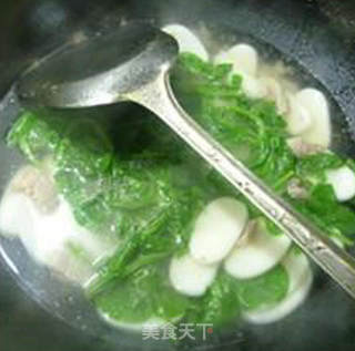 豆苗里脊肉年糕汤的做法步骤：10