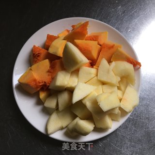 苹果南瓜饮的做法步骤：1