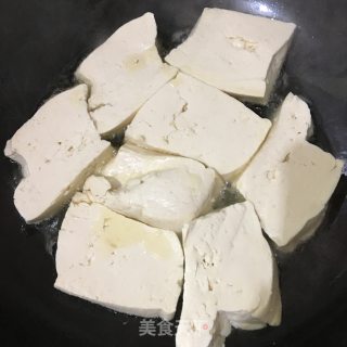 香芹香煎豆腐的做法步骤：3