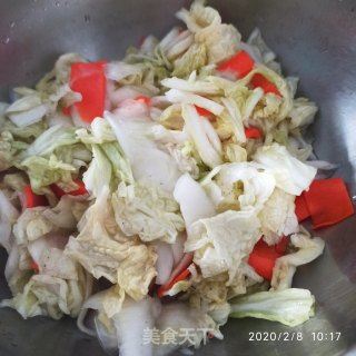 醋熘白菜的做法步骤：1