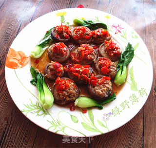 剁椒酿香菇的做法步骤：7