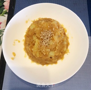 芝麻土豆泥的做法步骤：3