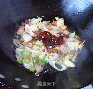 肉片烧白萝卜的做法步骤：5