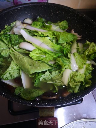 ＃节后清肠＃小白菜香菇粉丝汤的做法步骤：9