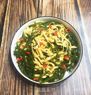 海带拌豆皮的做法步骤：9