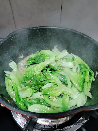 虾皮炒生菜的做法步骤：5