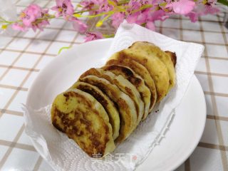 蛋煎馒头的做法步骤：9