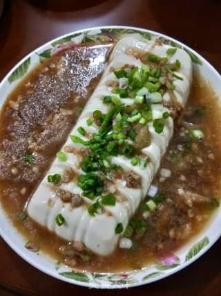 榨菜肉末蒸内脂豆腐的做法步骤：7