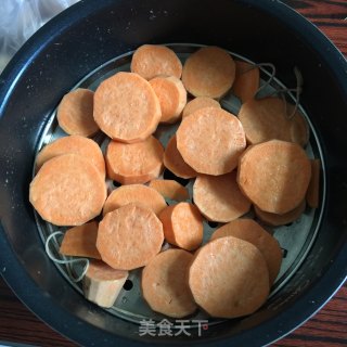 芝香红薯煎饼的做法步骤：2