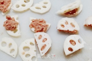 大虾藕夹的做法步骤：4