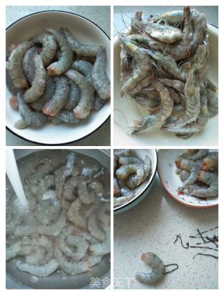 鹑蛋烧虾仁的做法步骤：2