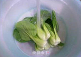 秀珍菇青菜年糕汤的做法步骤：4