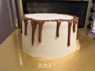 甘纳许滴落蛋糕的做法步骤：9