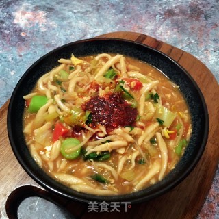 时蔬剪刀面的做法步骤：12