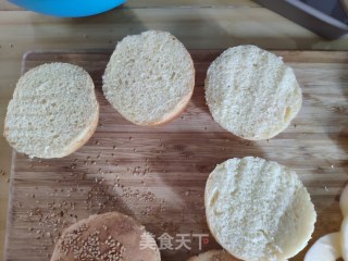 鸡肉汉堡的做法步骤：9