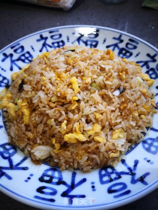 葱油蛋炒饭的做法步骤：7