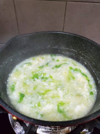 咸蛋粥的做法步骤：7