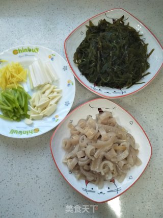 肉皮炒海带丝的做法步骤：5