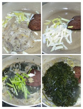 肉皮炒海带丝的做法步骤：6
