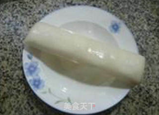 煎鸡蛋秀珍菇年糕汤的做法步骤：1