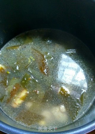 排骨绿豆炖海带的做法步骤：6