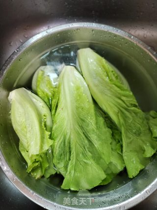 蒜香汁淋生菜的做法步骤：1