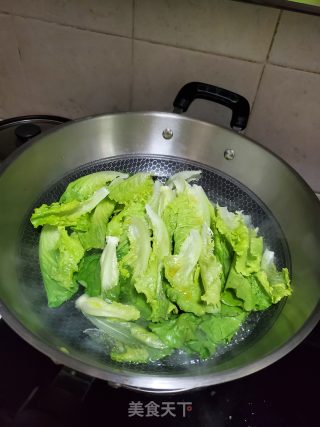 蒜香汁淋生菜的做法步骤：3