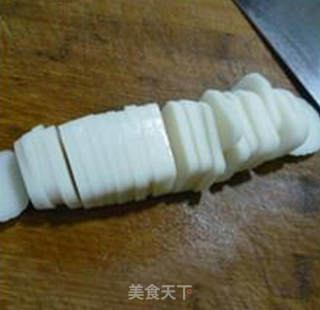 黑木耳圆白菜年糕汤的做法步骤：7