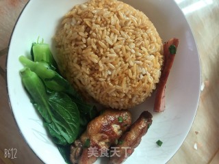 酱油饭的做法步骤：3
