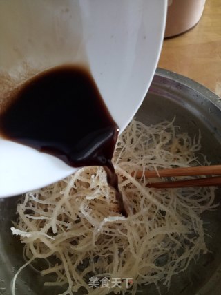 凉拌龙须菜的做法步骤：3