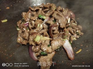 葱香牛肉的做法步骤：5