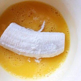 炸香蕉燕麦的做法步骤：4