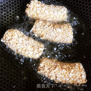 炸香蕉燕麦的做法步骤：7