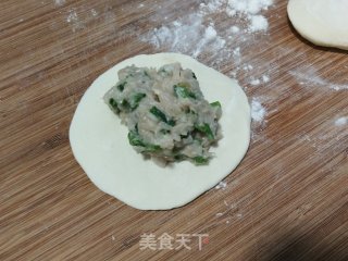 芋泥鲜肉馅饼的做法步骤：7