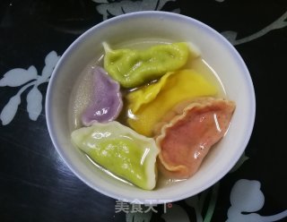五彩饺子的做法步骤：3