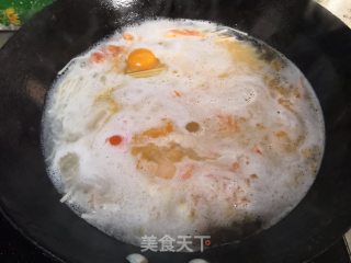 番茄鸡蛋面的做法步骤：5