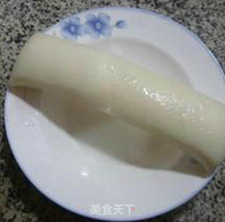 咖喱毛豆虾仁年糕的做法步骤：1