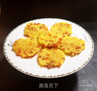 黄金米饭蛋饼的做法步骤：9