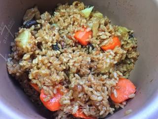 香菇鸡丁焖饭的做法步骤：15