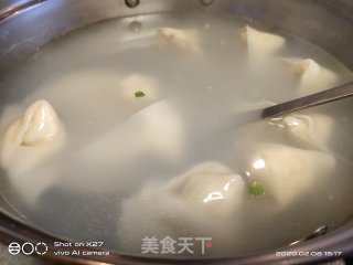 白菜芋头肉末大馄饨的做法步骤：9