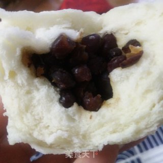 红豆豆包的做法步骤：10