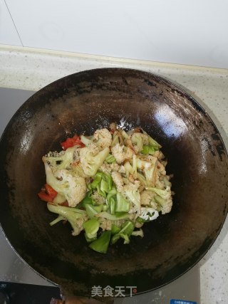 西红柿烧菜花的做法步骤：5